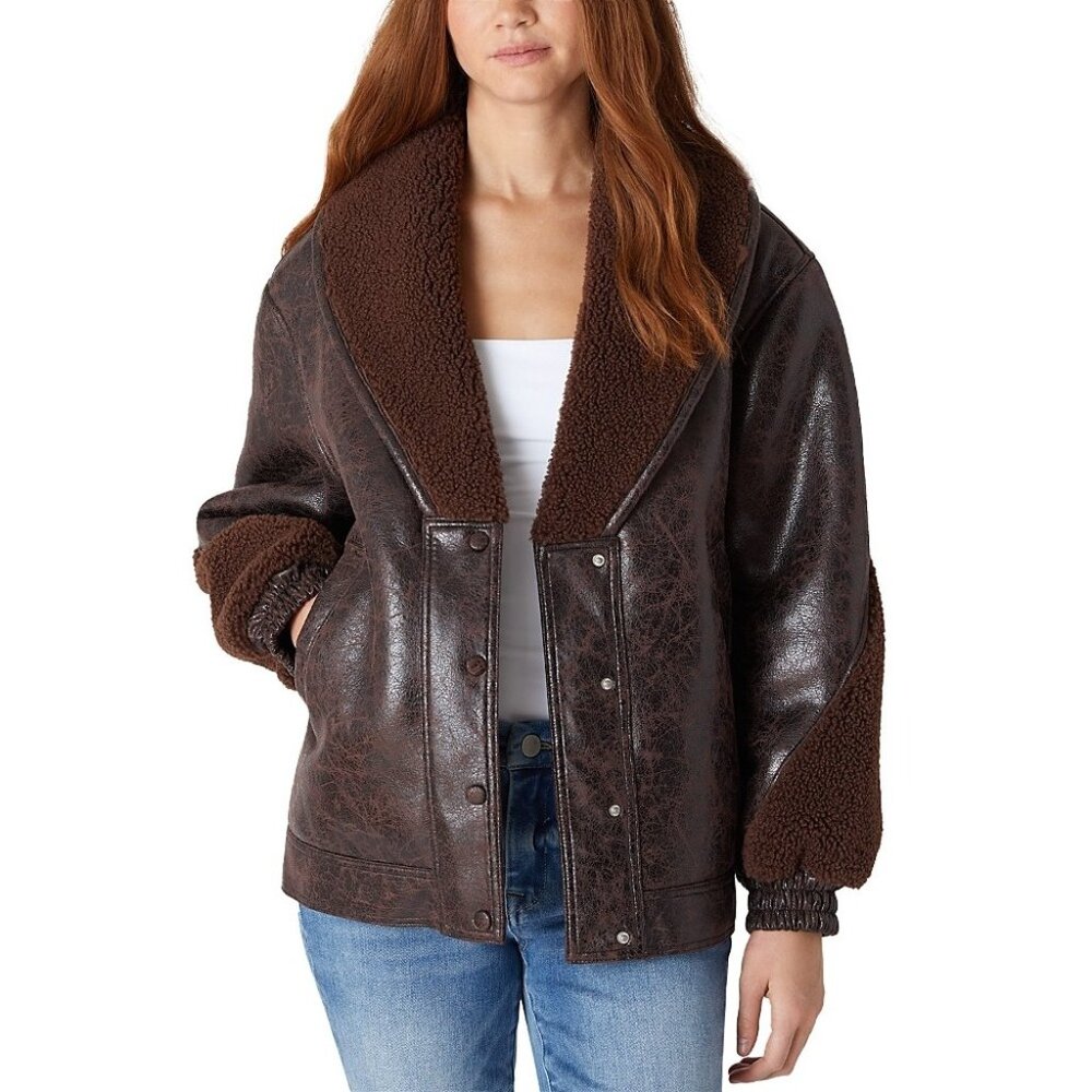 BlankNYC Sherpa Trim Jacket